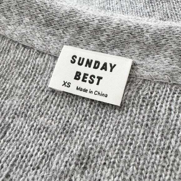 🏷️ SOLD • SUNDAY BEST • Sylvia Cardigan in Grey • XS - Picture 8 of 14
